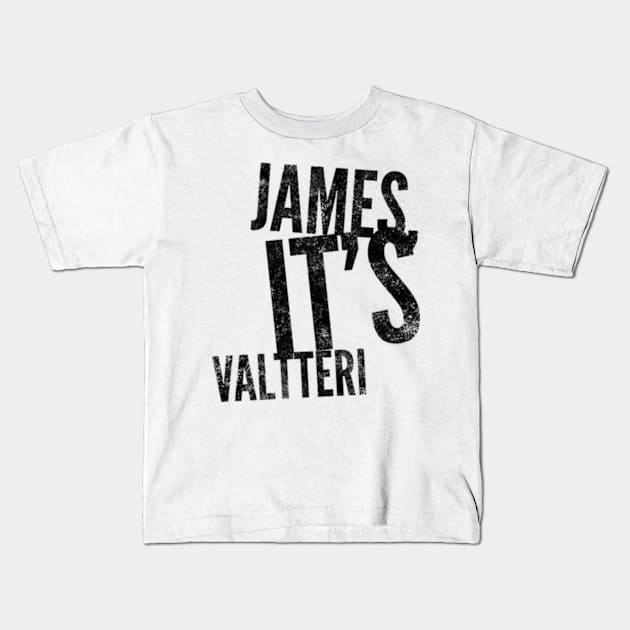 James It's Valtteri Kids T-Shirt by Worldengine